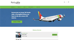 Desktop Screenshot of portugalia-airlines.pt