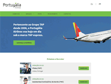 Tablet Screenshot of portugalia-airlines.pt